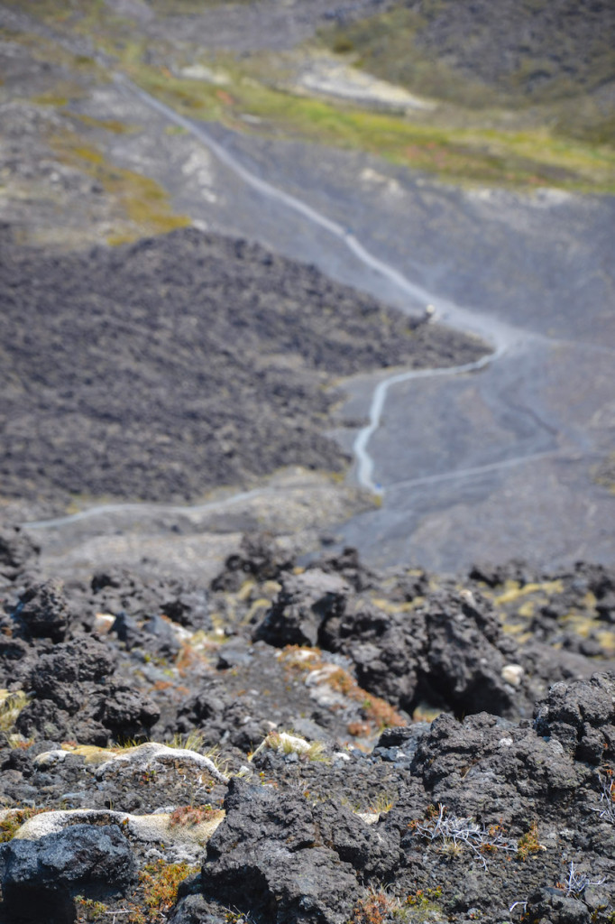 Tongariro Alpine Crossing Weg