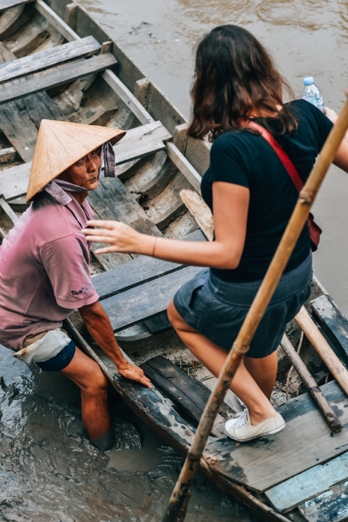 Ruderboot Mekong Delta