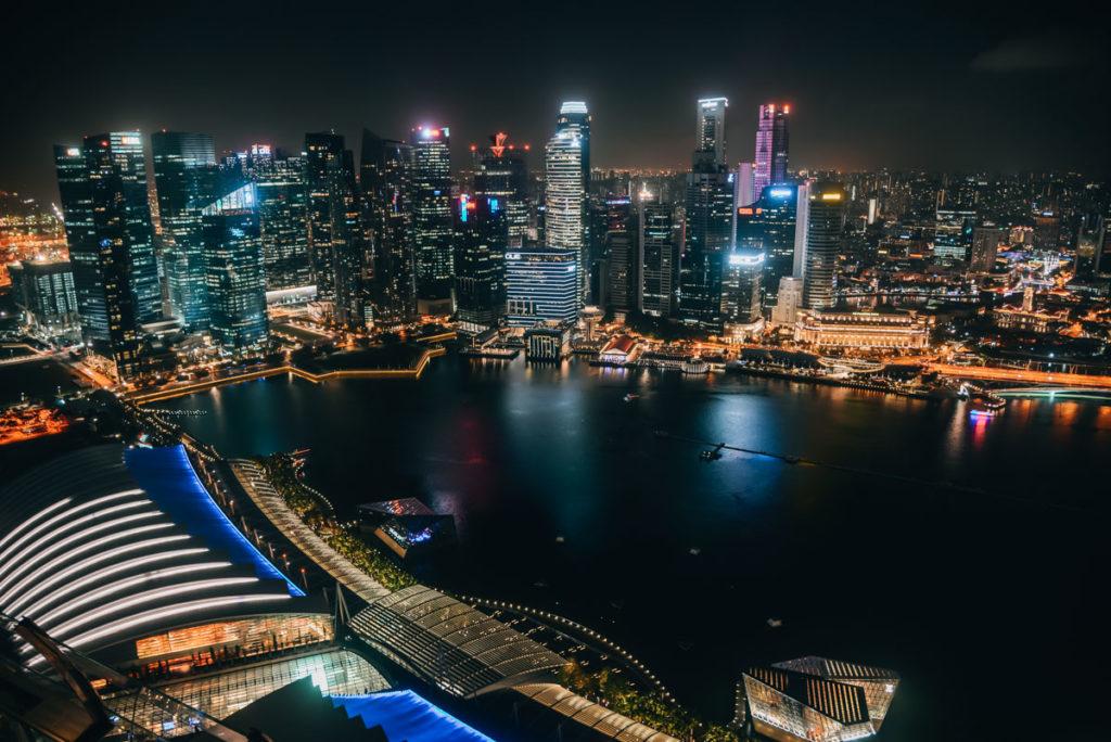 Singapur Skybar Cé La Vi