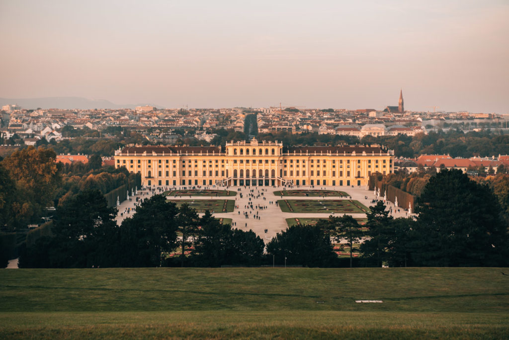 Aussicht Gloriette Schönbrunn