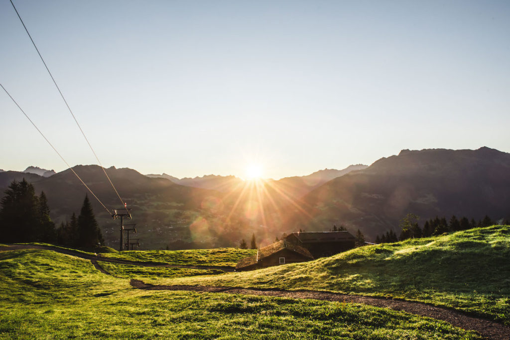 Sonnenaufgang Golm