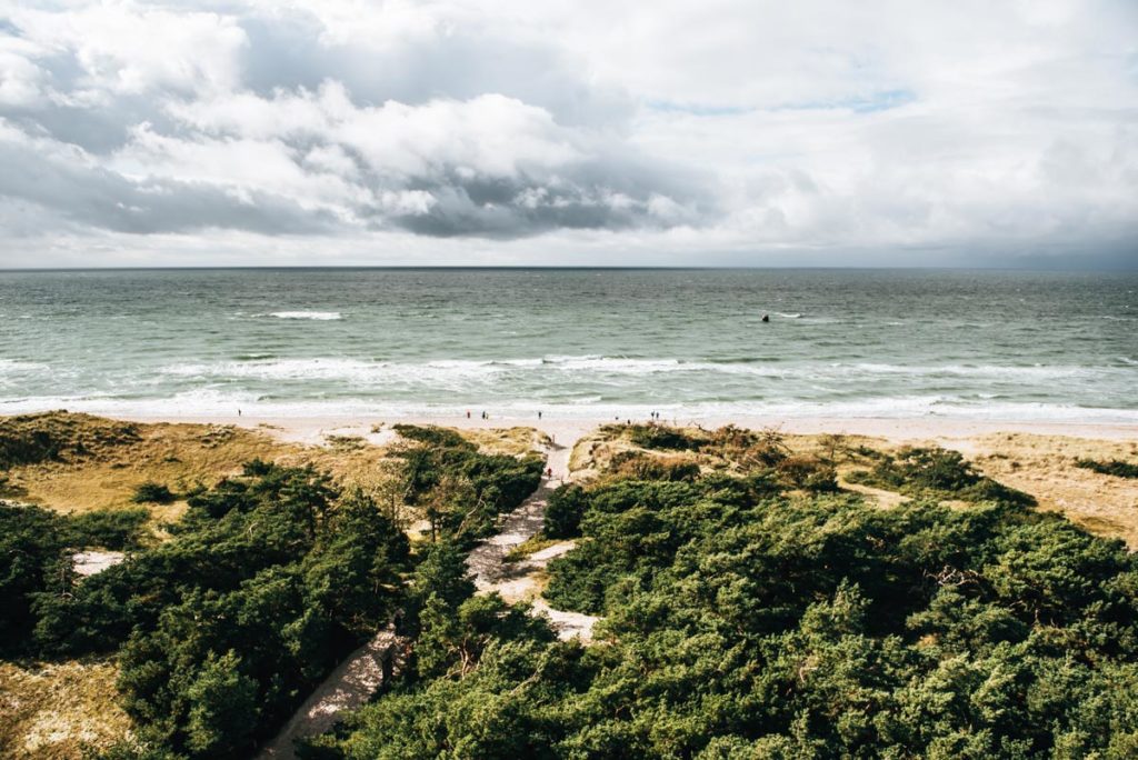 Ausblick Leuchtturm Darss