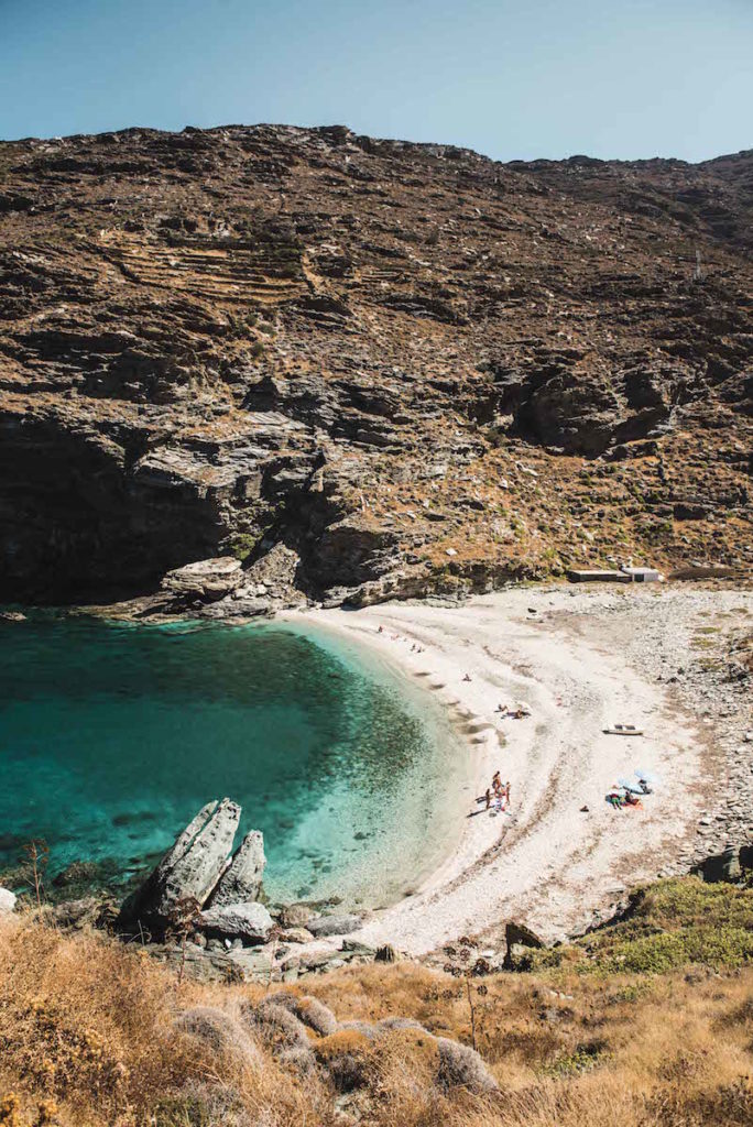Beaches Andros Greece
