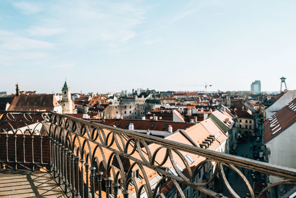 Michaelertor Bratislava Ausblick