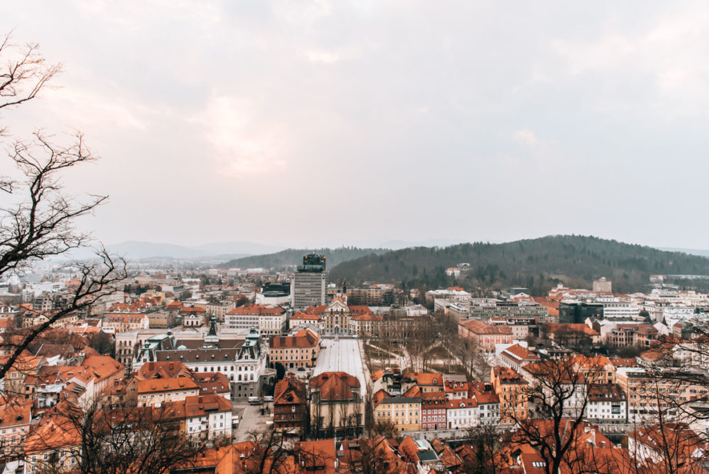Ausblick Burg Ljubljana