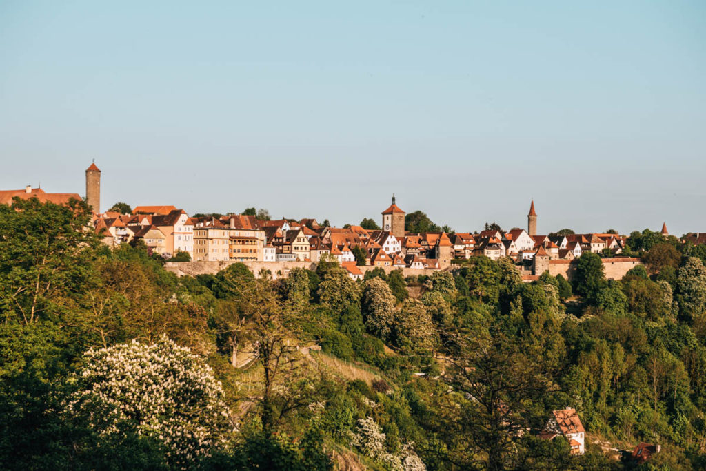 Rothenburg ob der Tauber Sonnenuntergang 1