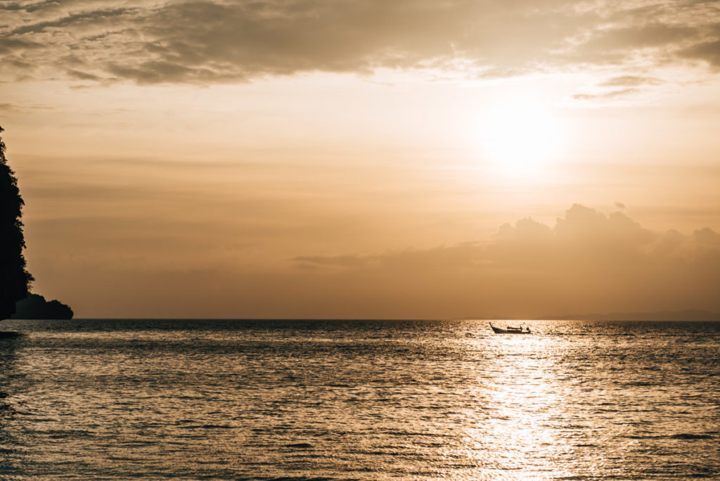 4 Island Tour Krabi Sonnenuntergang