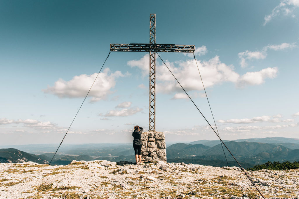 Gipfelkreuz Rax