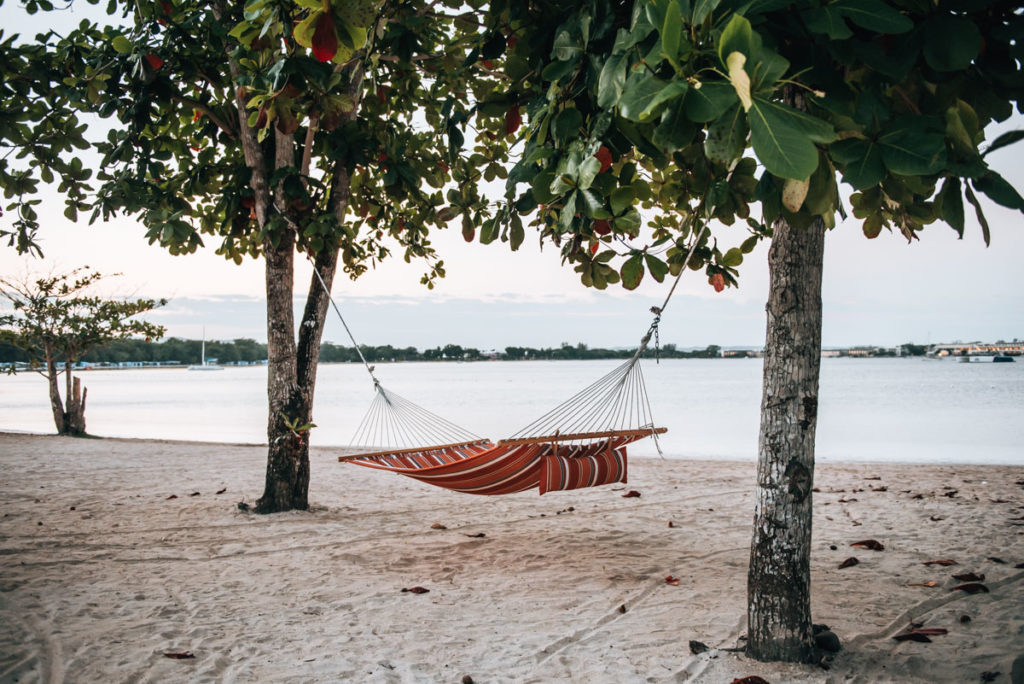 Einsamer Strand Jamaika