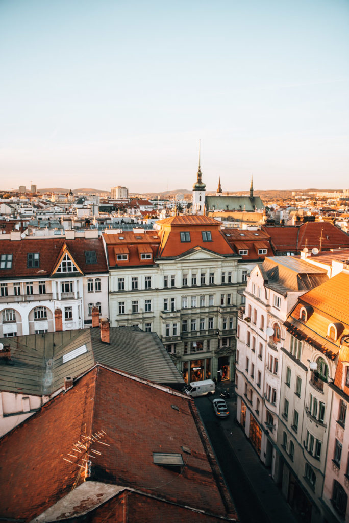 Rathaus Brno Aussicht