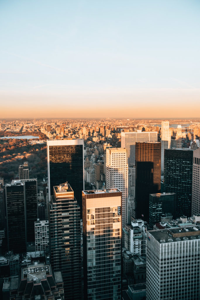 Top of the Rock beste Uhrzeit