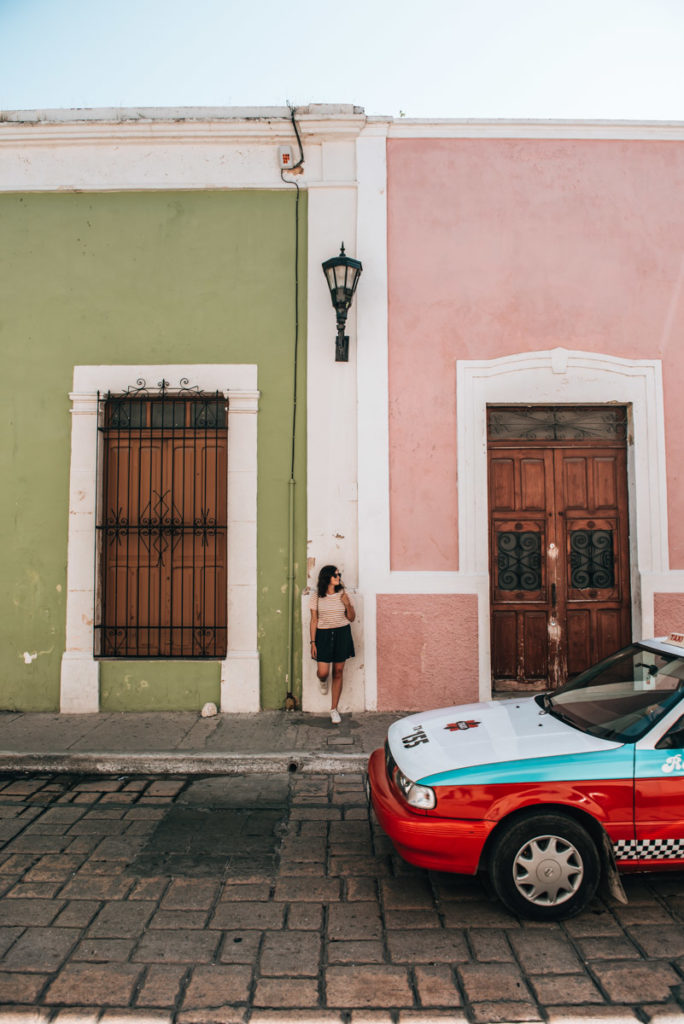 Campeche bunte Häuser