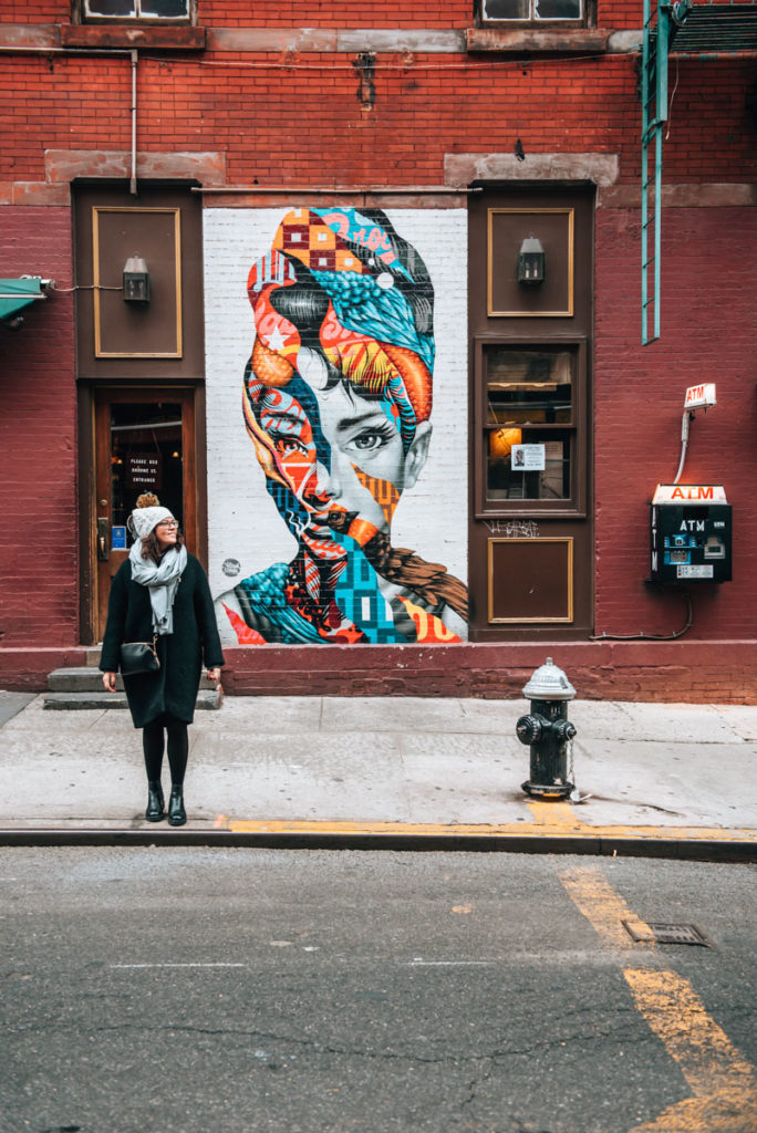 New-York Audrey Hepburn Mural