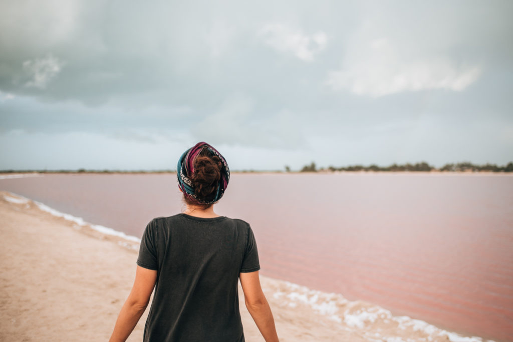 Pinker See Mexiko