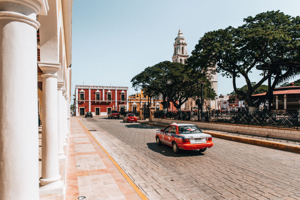 Route Yucatan Mexiko