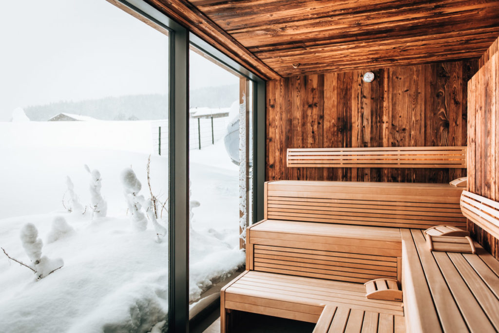 Sauna mit Ausblick