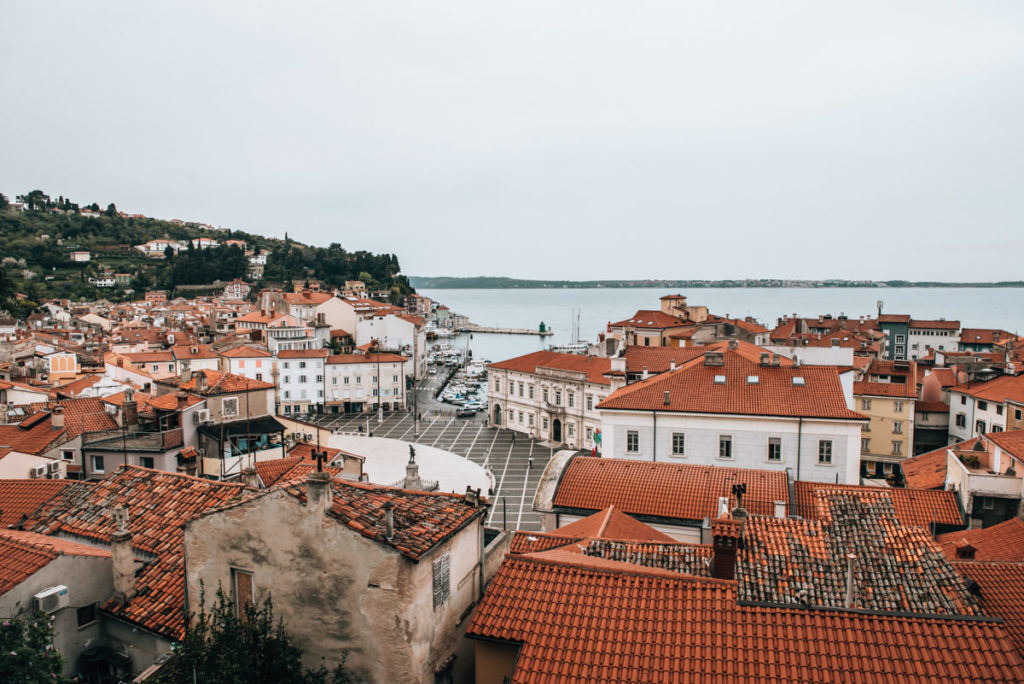 Turm Piran Aussicht