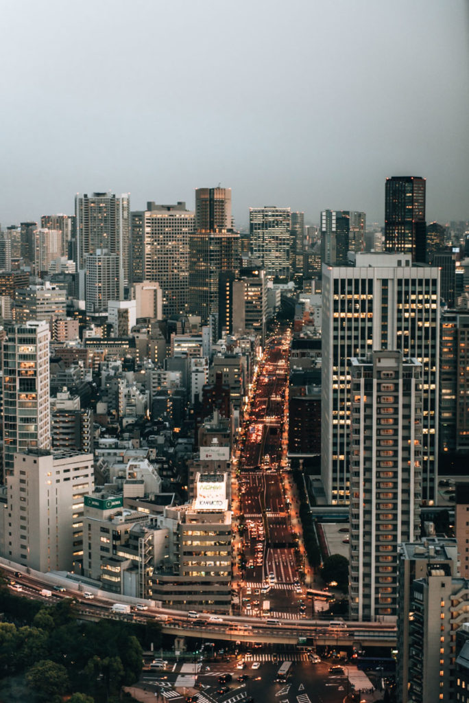 Tokyo Tower Ausblick