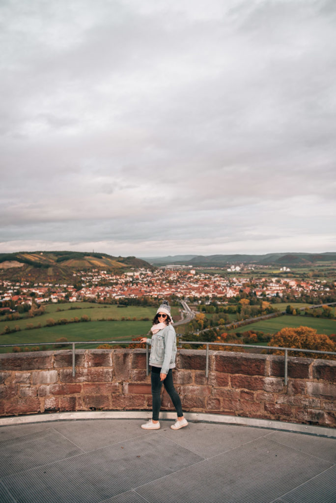 Schloss Saaleck Ausblick