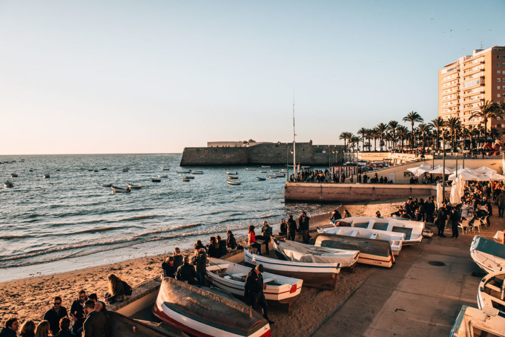 Cadiz Strandpromenade