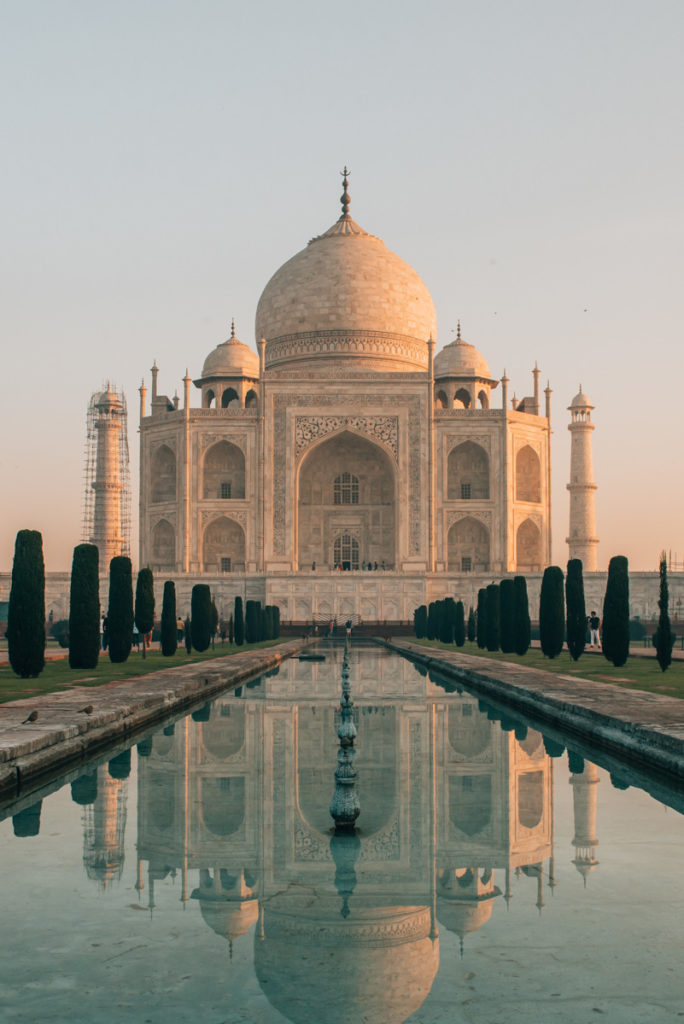 Taj Mahal Sonnenaufgang