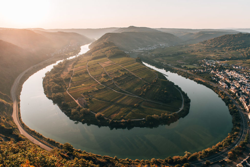 Moselschleife Sonnenaufgang
