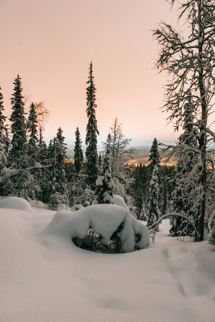 Salla Schneeschuhwanderung