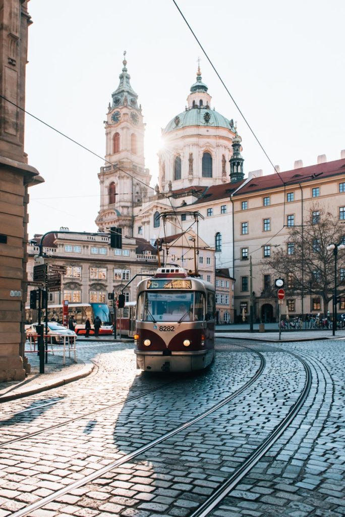 Prag alte Straßenbahn