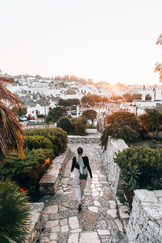 Alberobello sunset