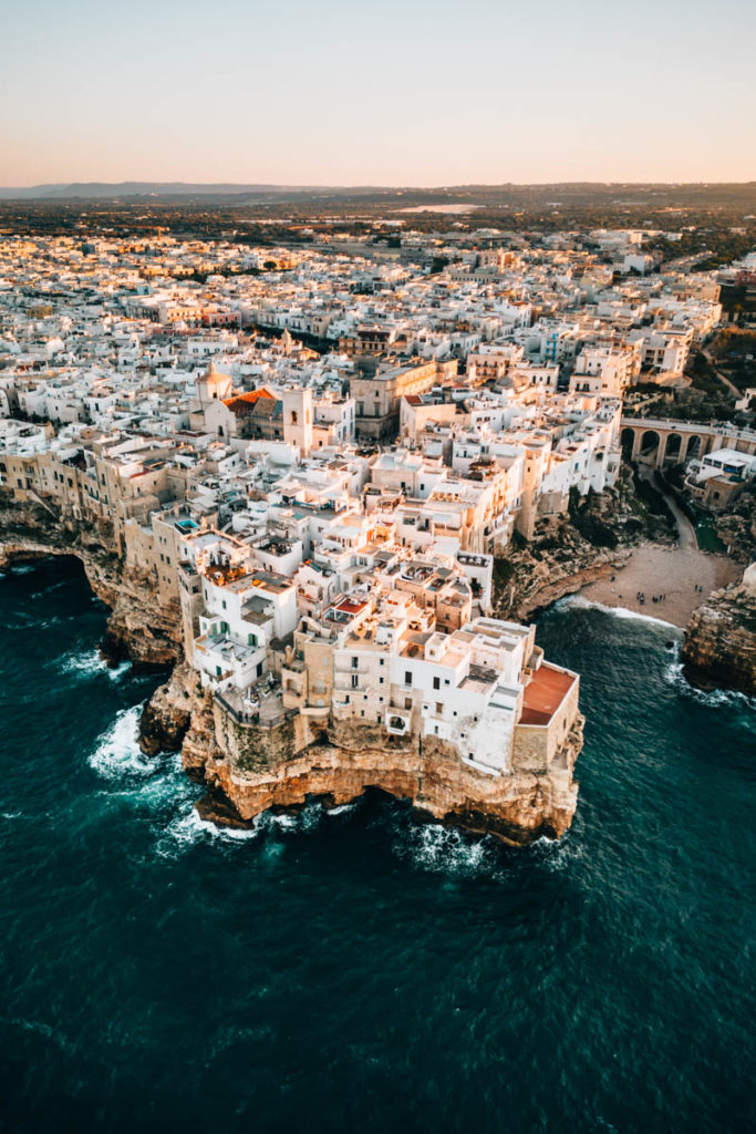 Polignano a Mare Drohne