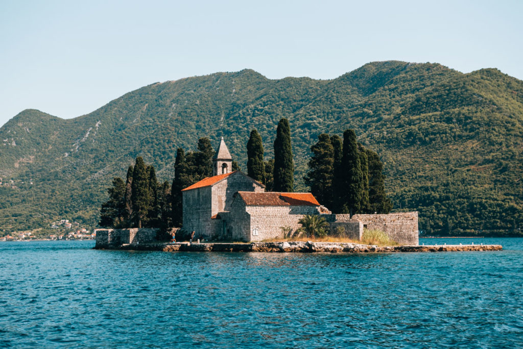 Perast Insel Boot