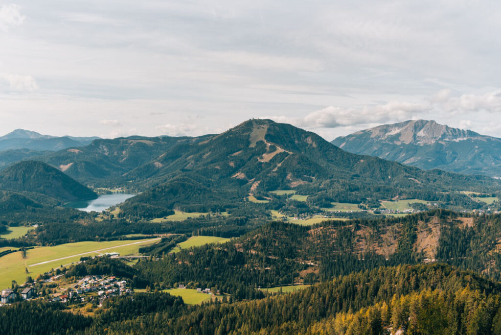 Bürgeralpe Mariazell Ausblick