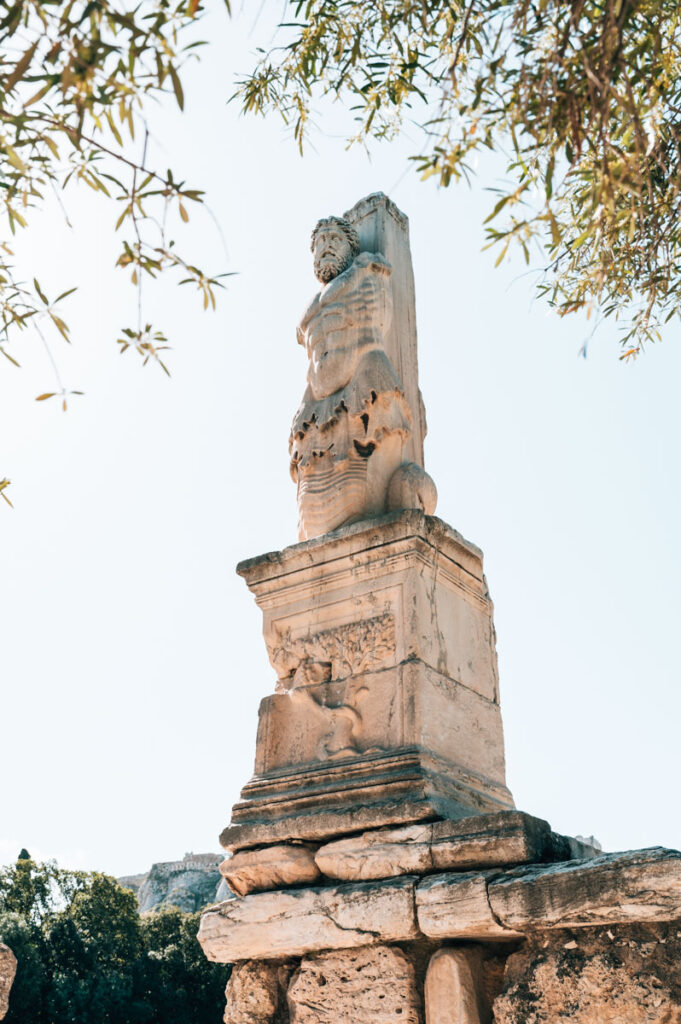 Antike Agora Athen