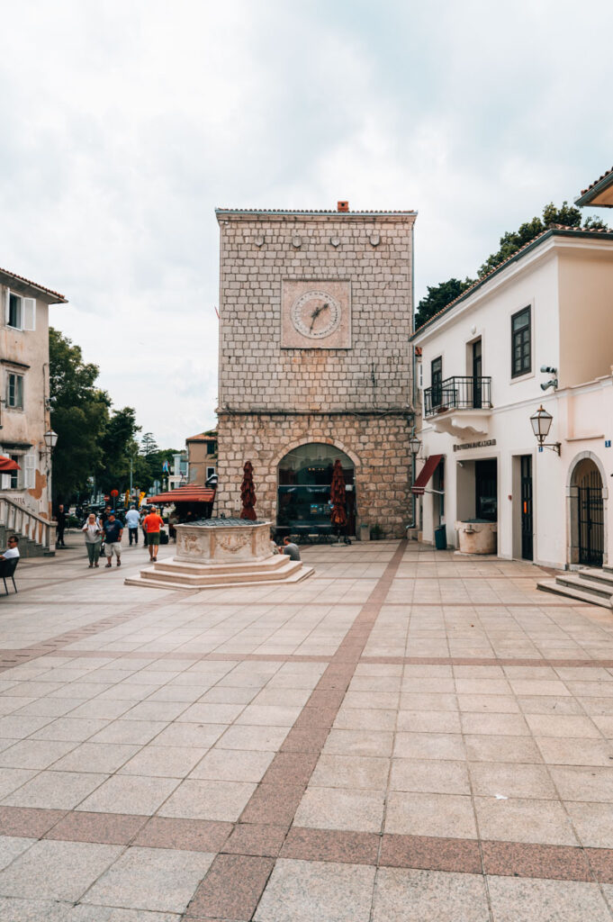 Krk Hauptplatz