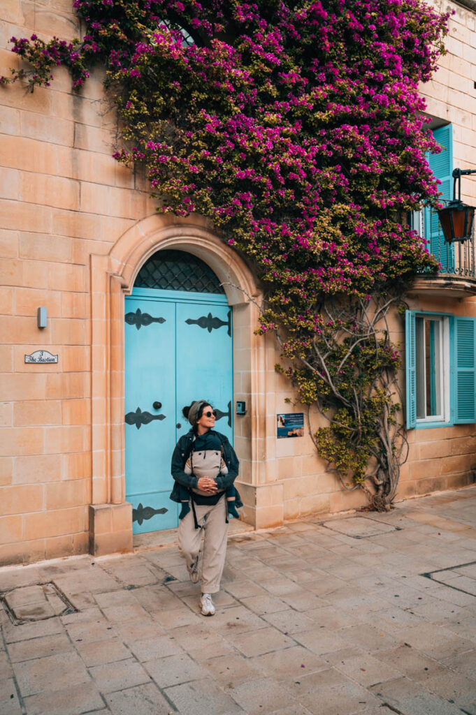 Malta Mdina Blaue Türe