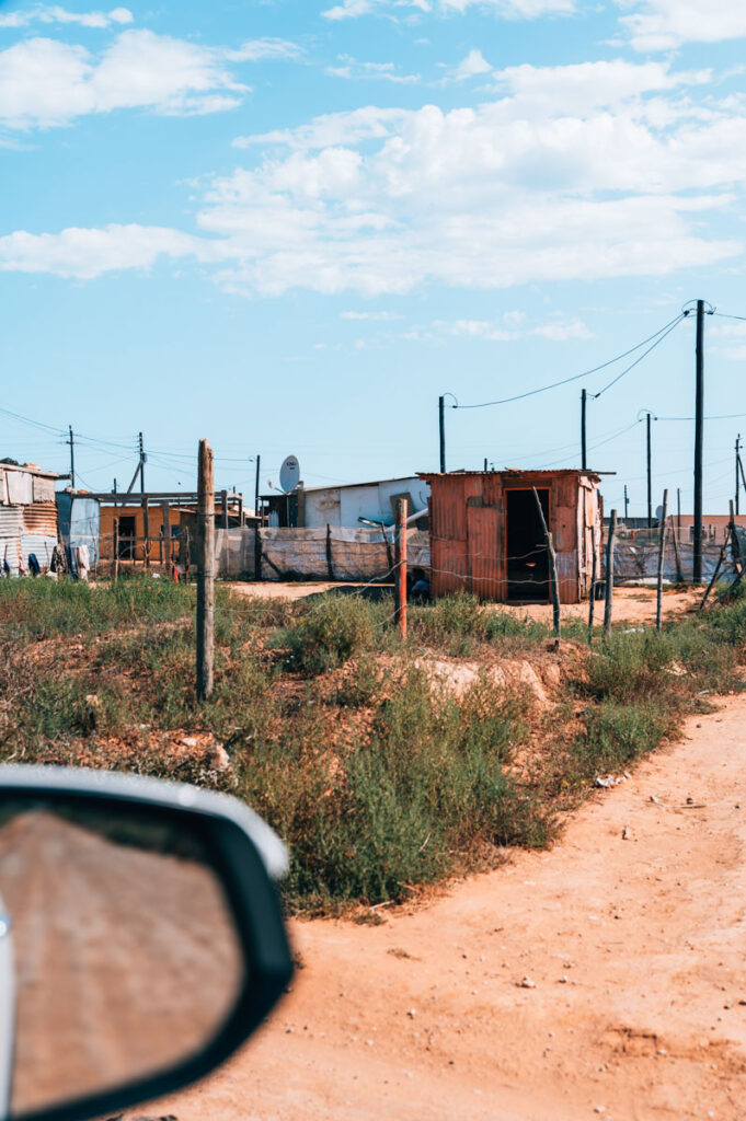 Südafrika Autofahren Townships