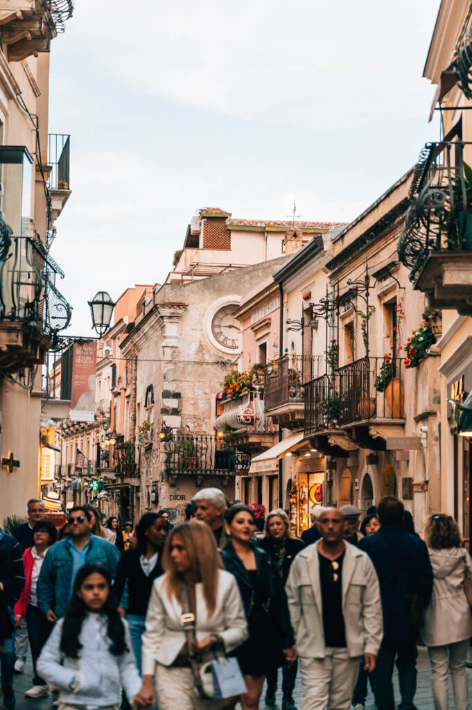 Taormina Überlaufen