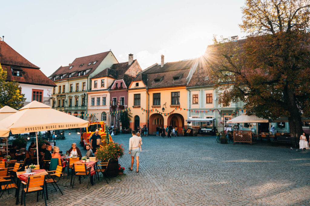 Sighisoara Burgplatz